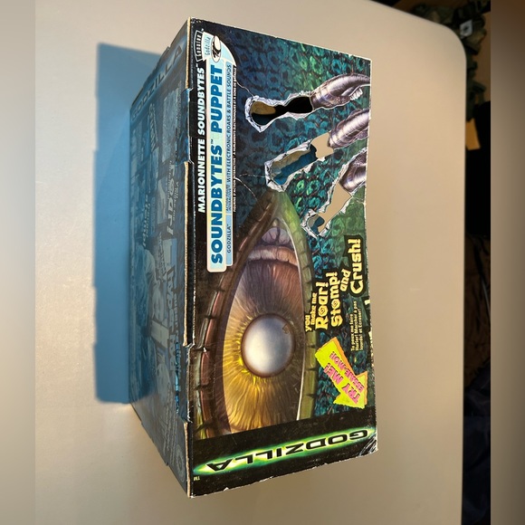 GODZILLA HAND PUPPET SOUNDBYTES Vintage Toy 1998 Figure Japan - Picture 8 of 14